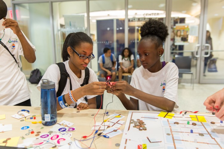 Maker Party in a NYC library